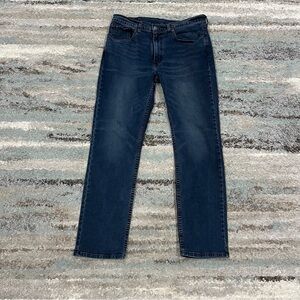 Levis 514 Straight Fit Mens Size 34x32 Medium Wash Blue Denim